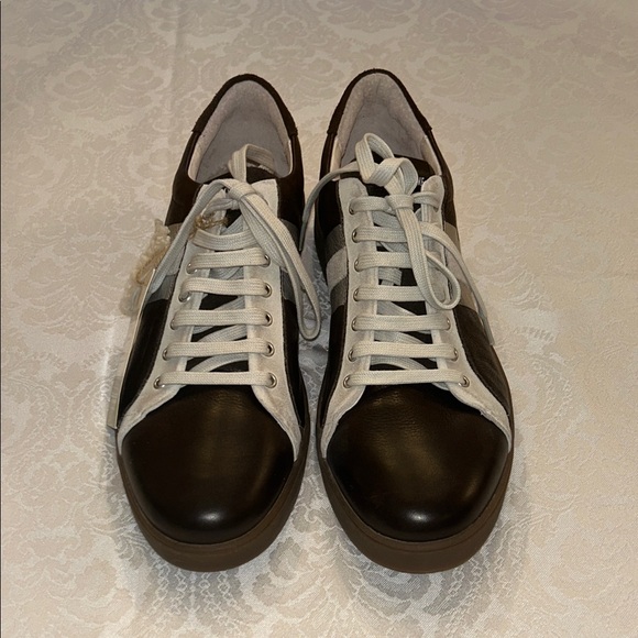 Blackstone SG 41 Brown and Tan Sheep Skin Lined Sneaker size 47/13 - Picture 2 of 10